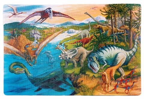 Пазл - коврик "Динозавры"