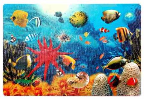 Пазл - коврик "Обитатели морских глубин"